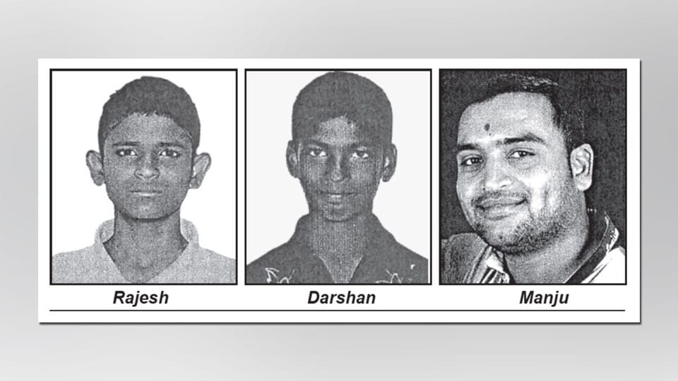 Two boys from Balamandira among three missing