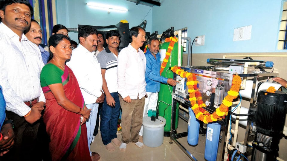 RO drinking water unit inaugurated in Saraswathipuram