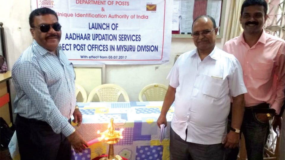 Aadhaar Updation Service launched at Post Offices