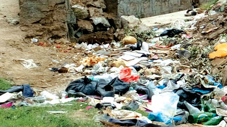 Regular clearing of garbage required in Bademakaan Layout