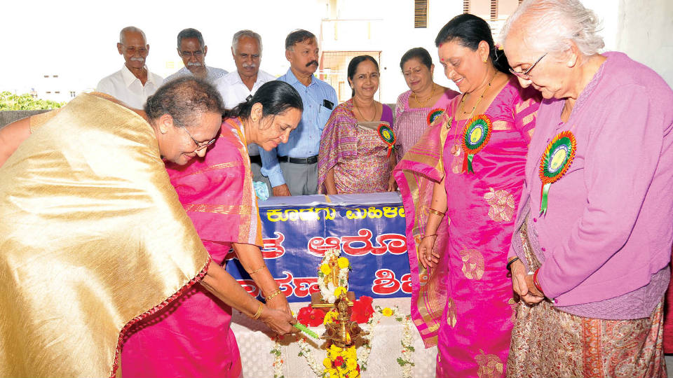 Kaveri Kodagu Mahila Sangha holds free medical camp