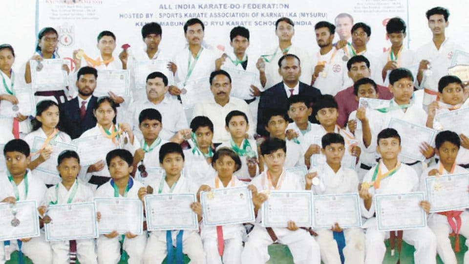 Winners of 29th AIKF National Karate Championship-2017