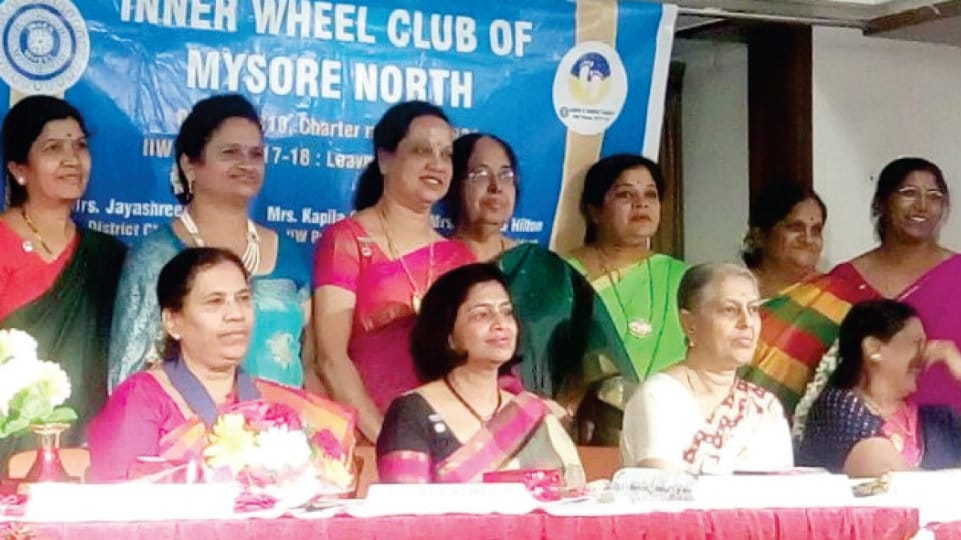 Installation of Inner Wheel Clubs of Mysore: Inner Wheel Club of Mysore North