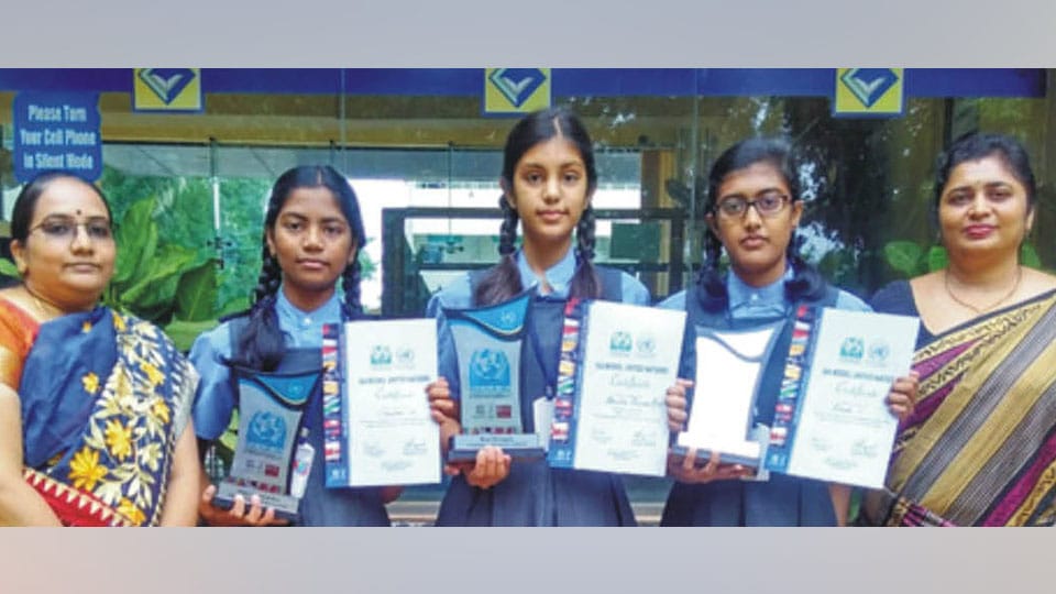 Kautilya students shine in SAIMUN
