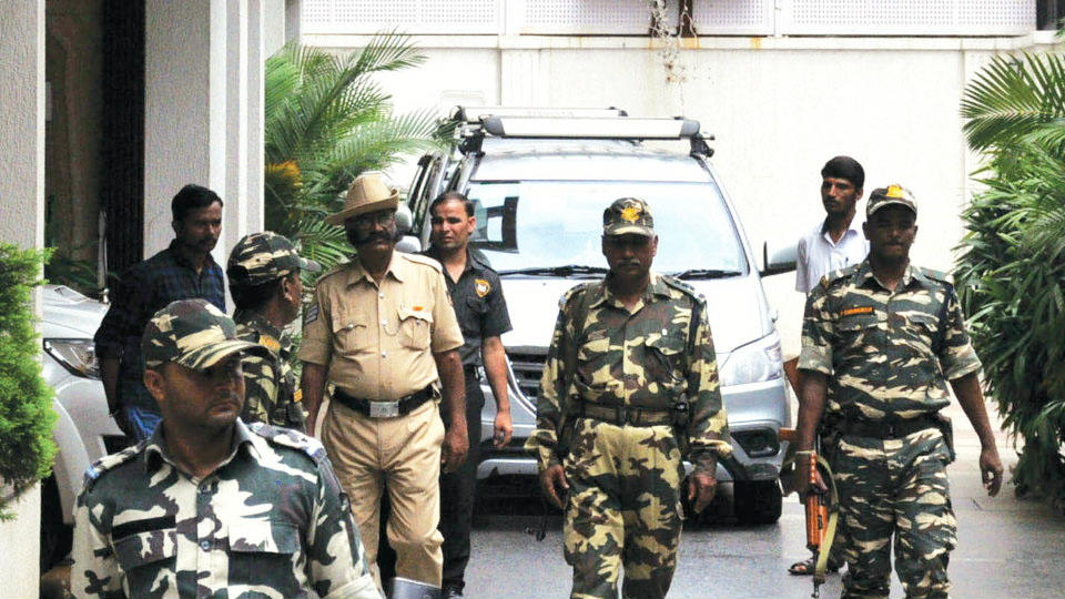 State fumes over use of CRPF for IT raid