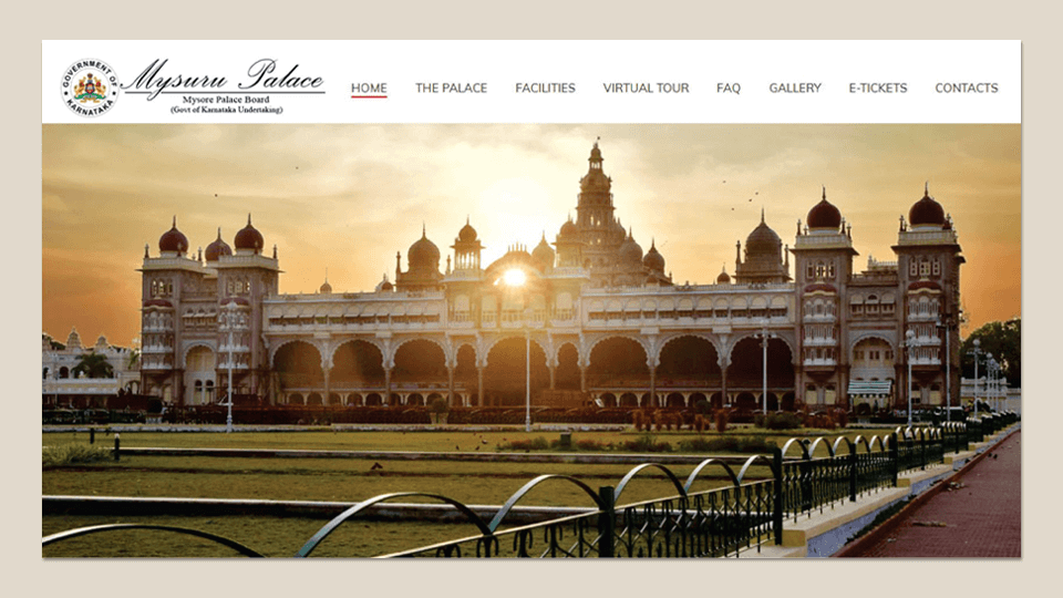 City entrepreneur upgrades Mysore Palace Board website