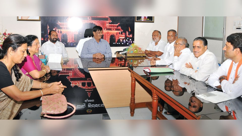District Minister asks partymen to give party members’ list for Dasara Sub-Committees