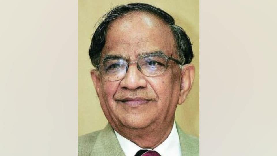 Former Chief Election Comr. T.S. Krishna Murthy to lecture at SDM-IMD