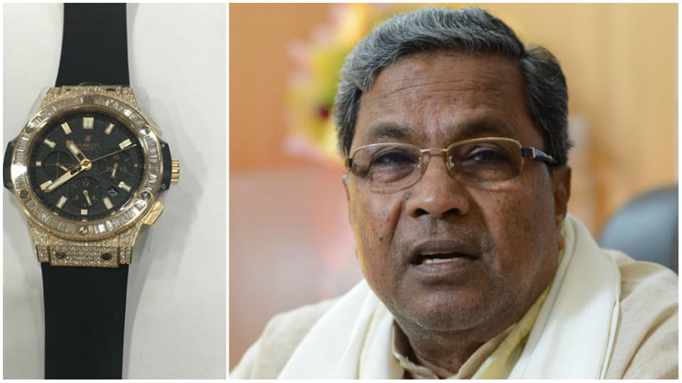 Hublot watch case: ACB gives clean chit to CM without recording complainant’s statement!