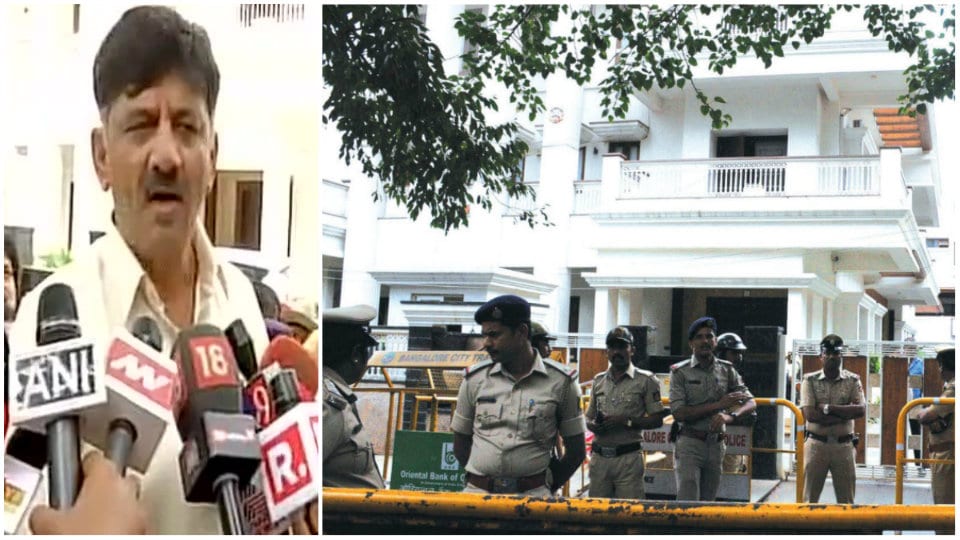 IT raid on D.K. Shivakumar ends; Minister heads to temple
