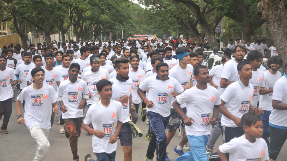 Run for dengue awareness: 4,500 from Mysuru, Periyapatna, Hassan and Kushalnagar participate