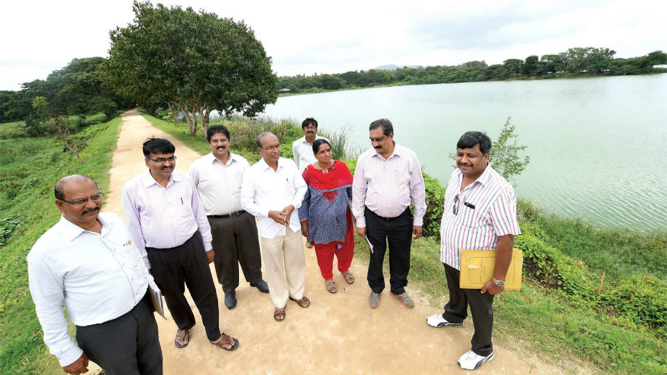 Experts inspect Kukkarahalli Lake