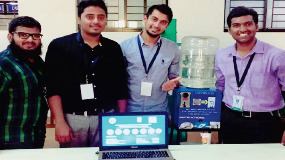 ATME students develop Low-cost Coin-operated Water Vending Machine