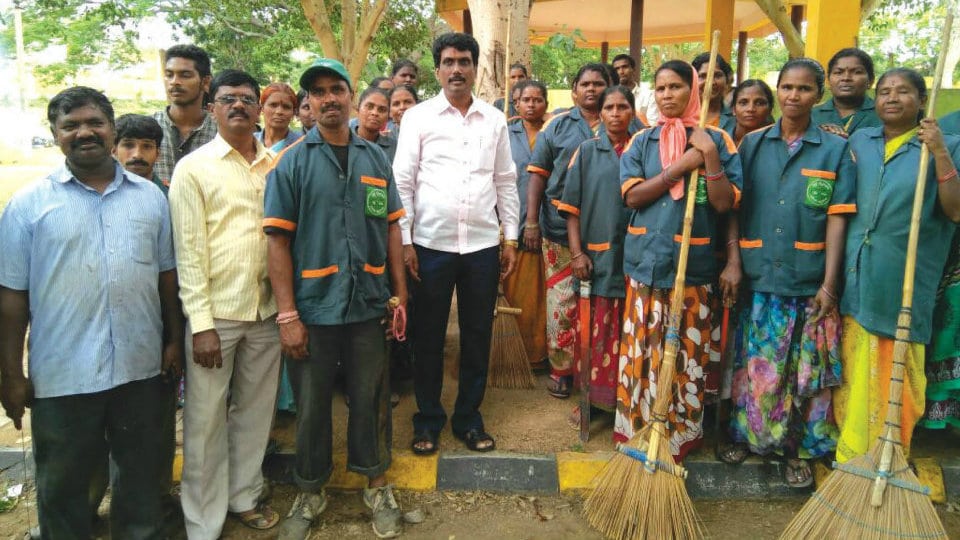 Corporator launches cleanliness drive