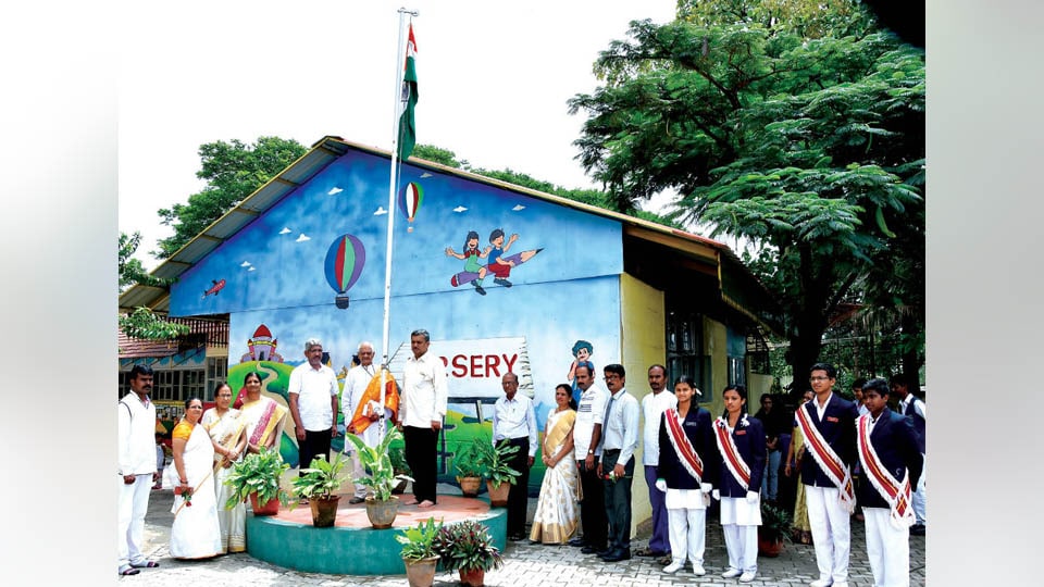 Patriotic fervour marks I-Day: Maharshi Institutions, Vishveshwaranagar
