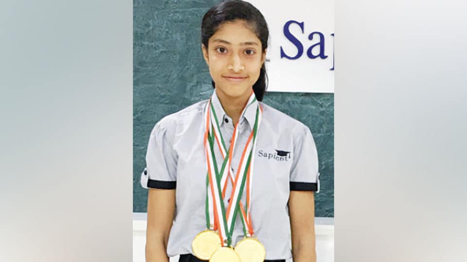 Bags 3 Gold Medals in Shooting