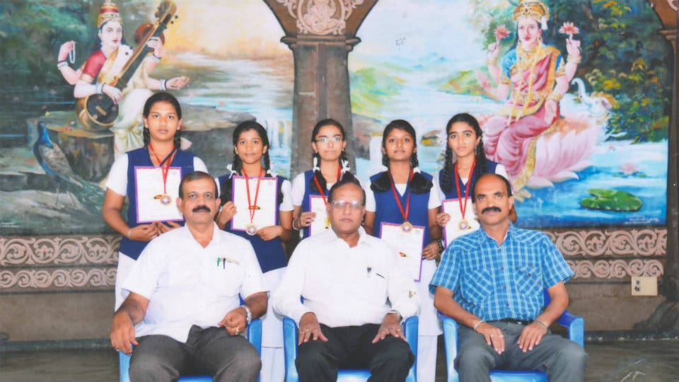 Sadvidya HS girls win badminton tournament
