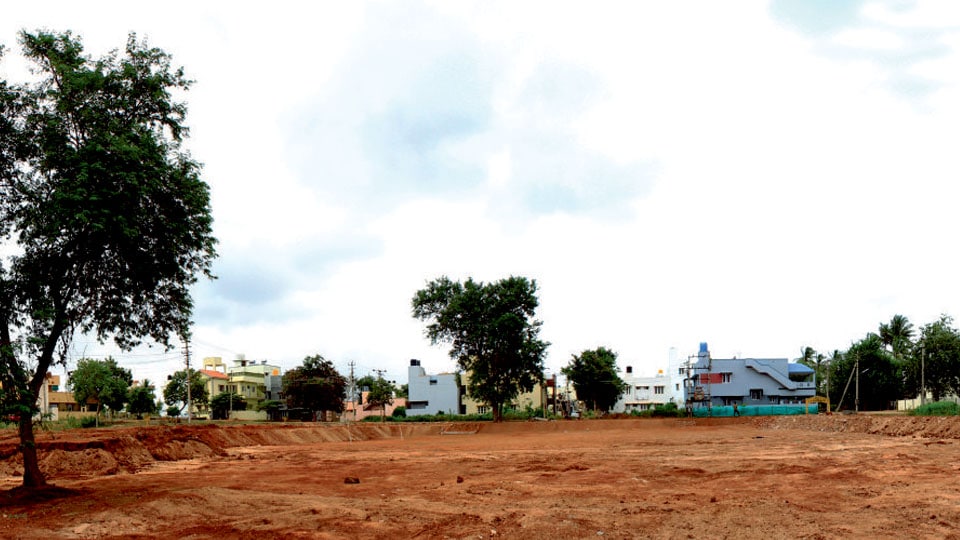Sharadanagar residents transform dumping yard into playground
