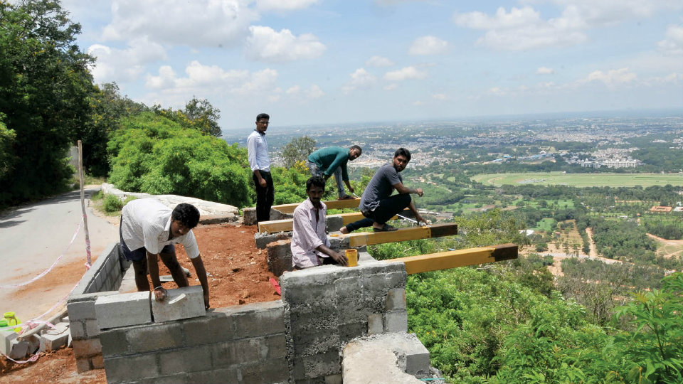 Chamundi Hill View Points get a makeover