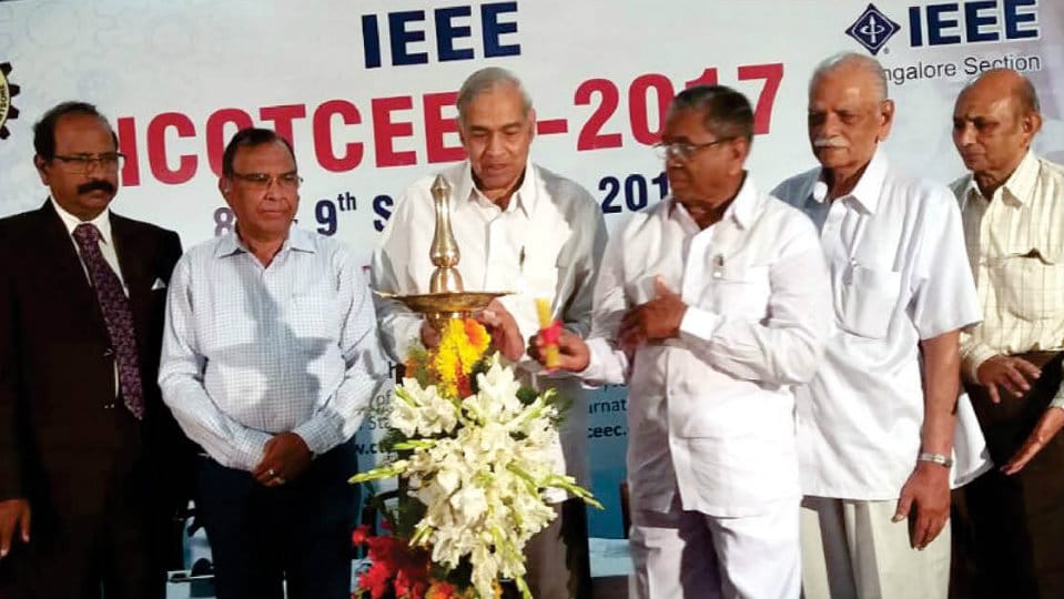 Former VTU VC inaugurates intl. conference at VVCE