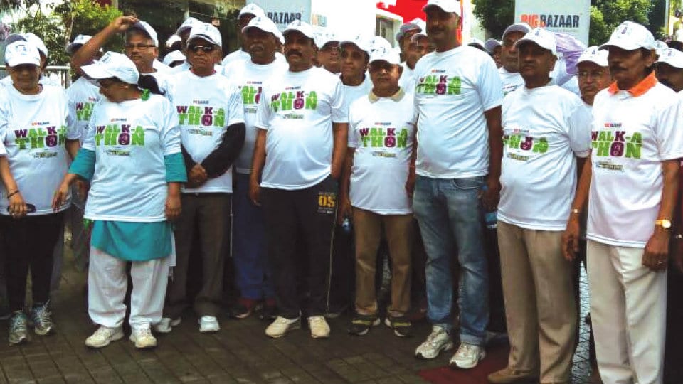 Walkathon for young elders in city