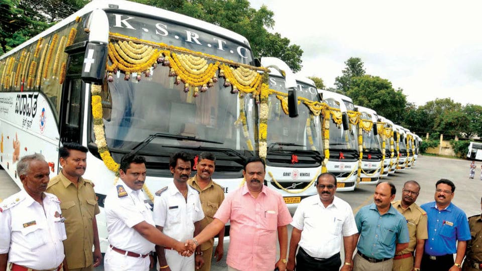 KSRTC Mysuru Division gets eight new luxury buses