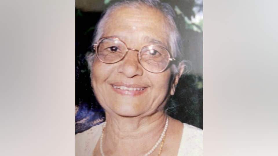 Prof. K.C. Belliappa’s mother passes away