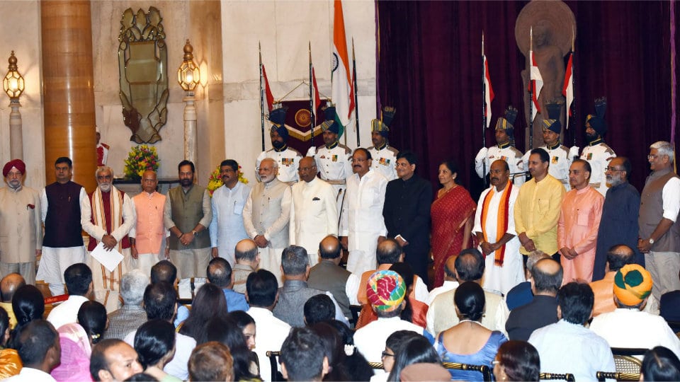 Nine New Ministers Join Modi Govt., four others elevated to Cabinet