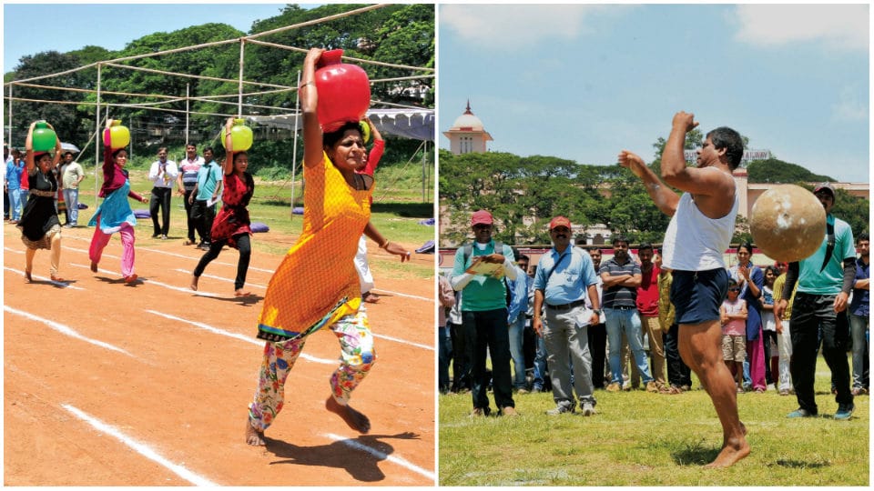 Rural Sports mark Raitha Dasara