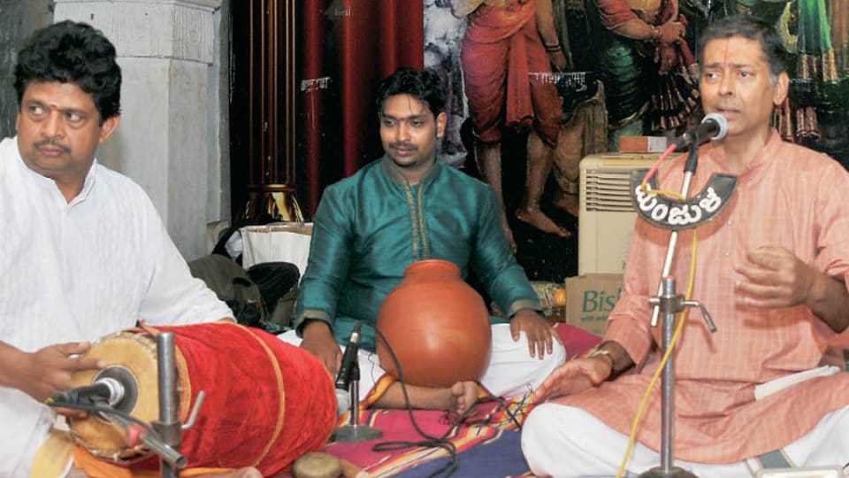 Vocal and Veena recitals at Sri Yoganarasimhaswamy Temple