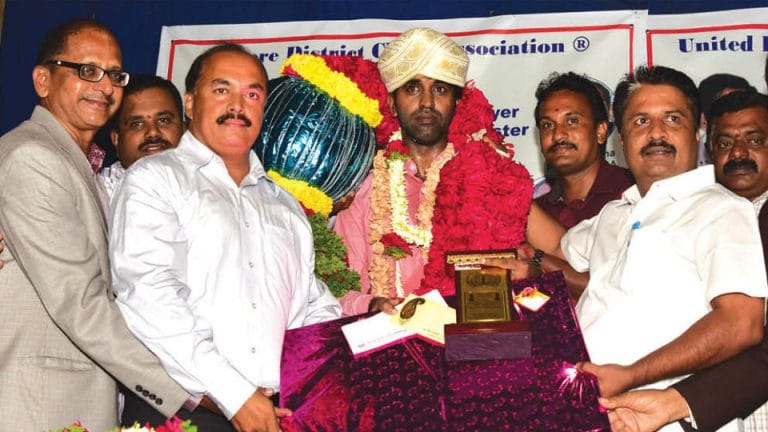 Karnataka’s first Grand Master feted - Star of Mysore