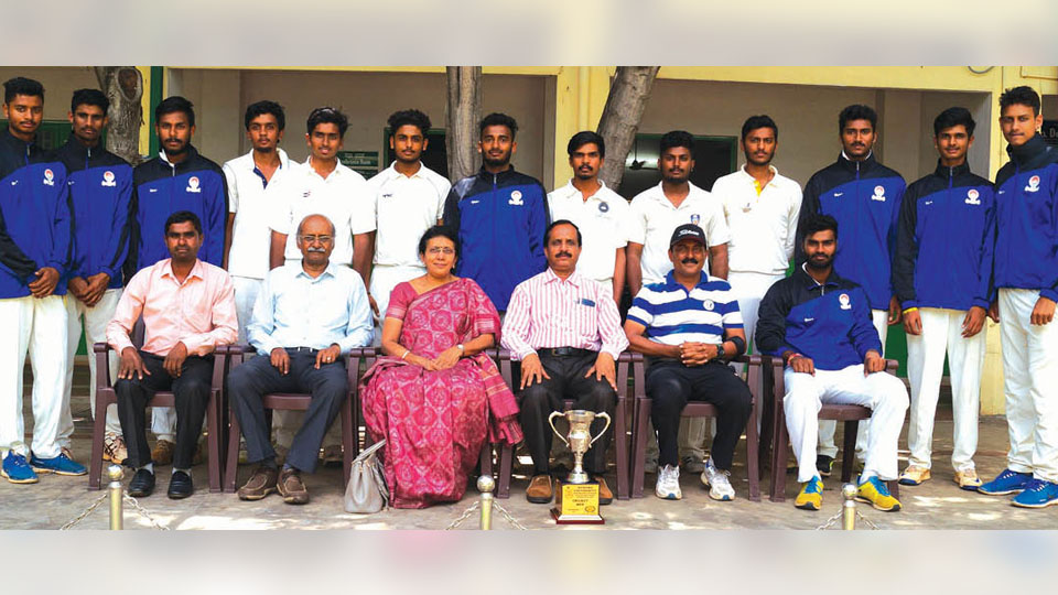 SBRR MFGC wins cricket tournament