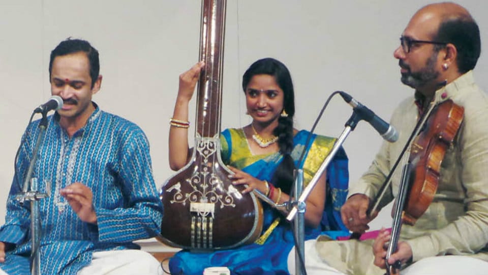 Vocal and Veena recitals at Ganapathy Ashrama