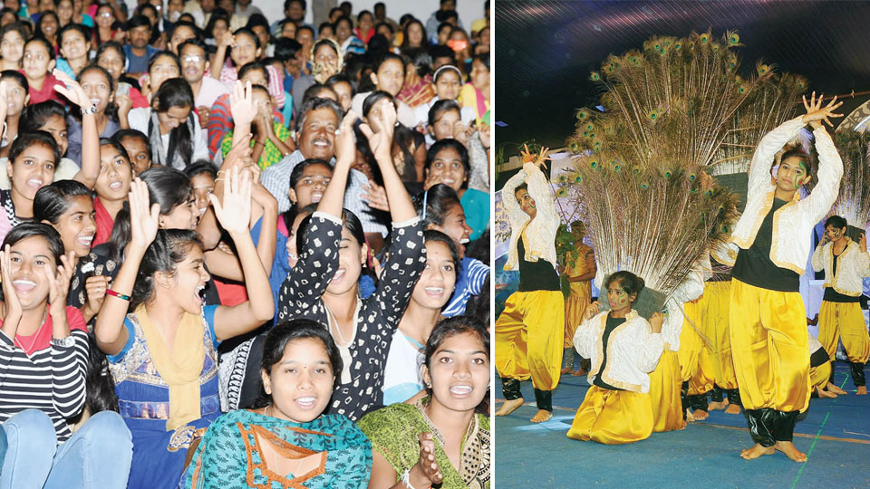 Women jubilate at Yuva Sambhrama Day-5