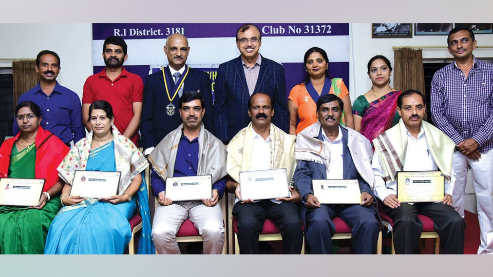Felicitations mark Teacher’s Day celebrations: Rotary Central Mysore and Inner Wheel Club of Mysore Central