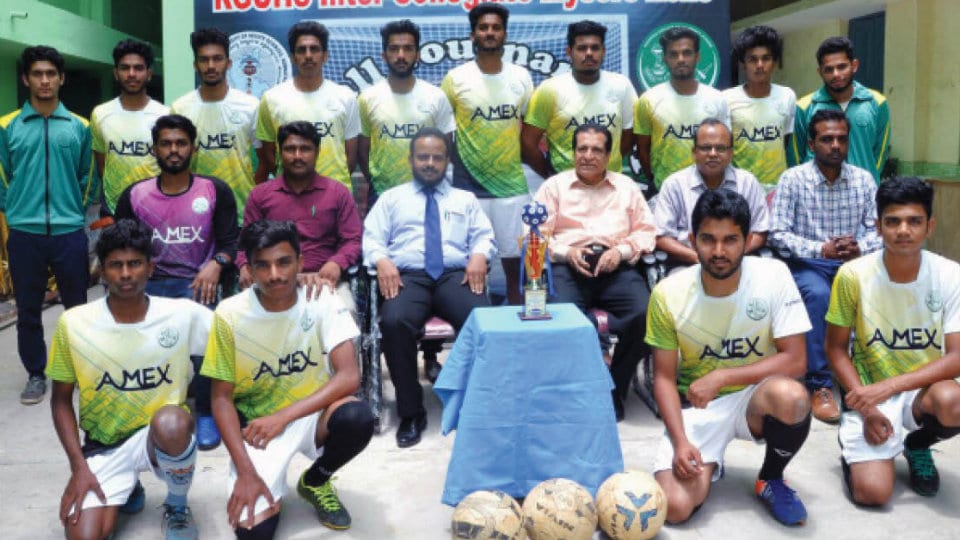 Emerges runner-up in football tournament