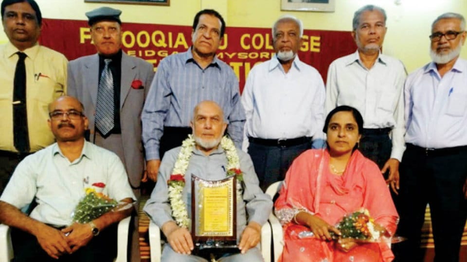 Engineer, Teachers honoured: Farooqia PU College