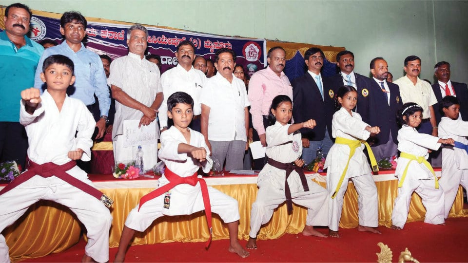 State-Level Dasara Karate Championship 2017: Dia Urs wins gold in Kata