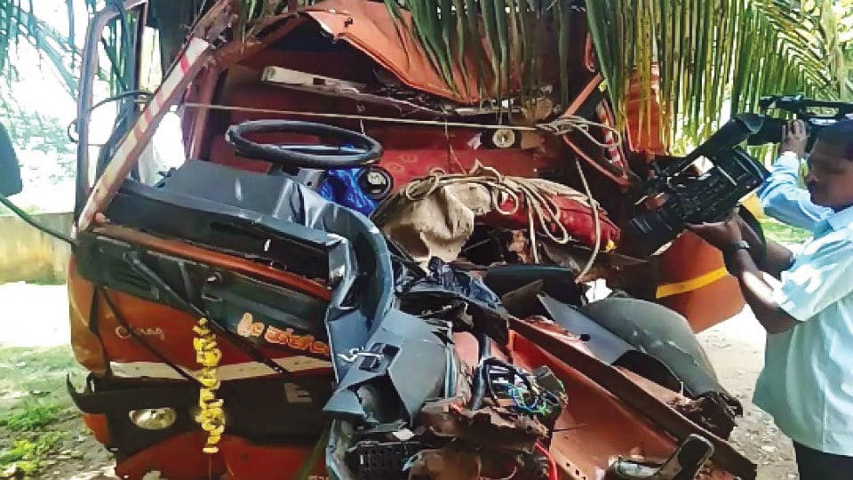 13 members of a marriage party killed in accident near Maddur
