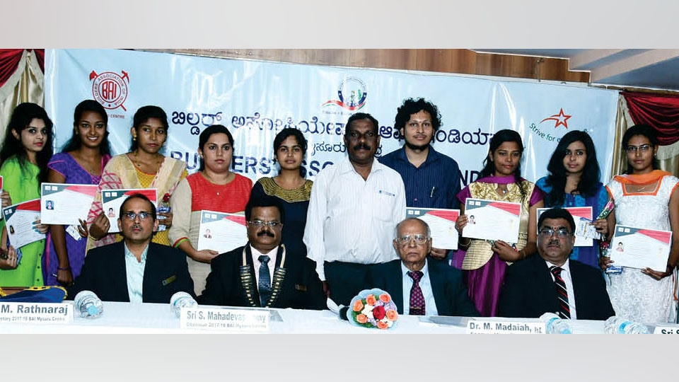 BAI fetes Civil Engineering toppers