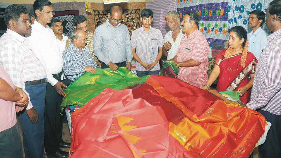 DC inaugurates Deepavali Sales Counter of Co-optex in city