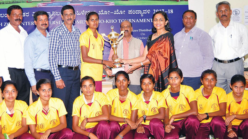 South Zone Inter-University Women’s Kho-Kho Tournament-2017: University of Mysore clinches title