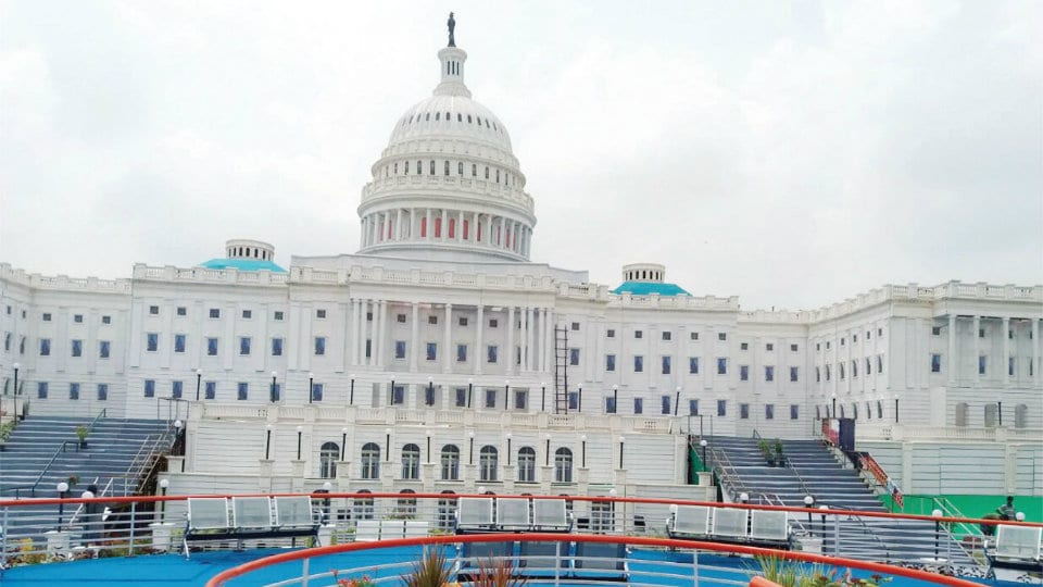 America’s Capitol Hill mistaken for White House at Dasara Expo in Mysuru?!