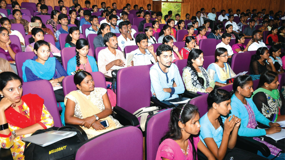 Proposal to open Competitive Exams Coaching Centre at Mysore Varsity