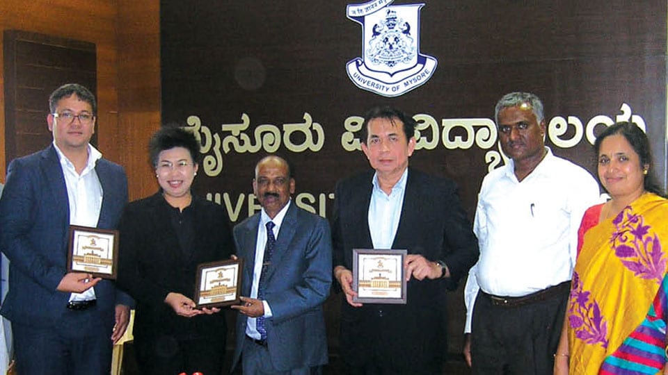 Delegation from Thailand’s Thammasat University visits Mysore Varsity