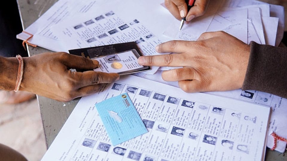 Revision of voters’ list begins