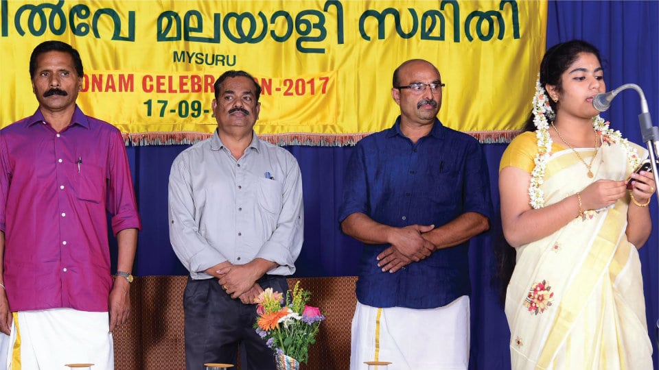 Onam get-together by Railway Malayali Samithi