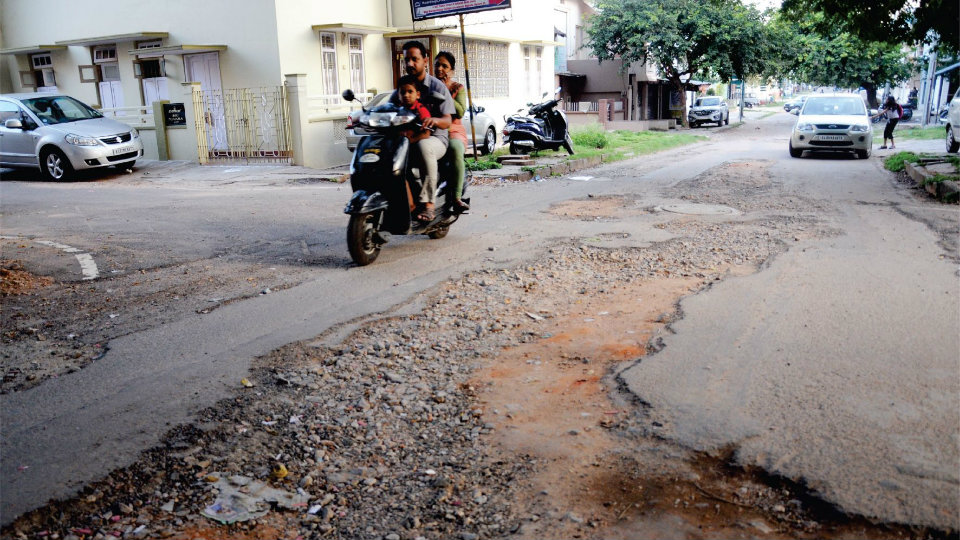 Pothole-ridden city roads wait for victims