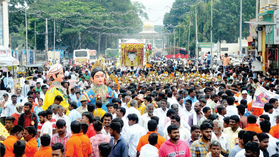 Grand procession marks Maharshi Valmiki Jayanti in city