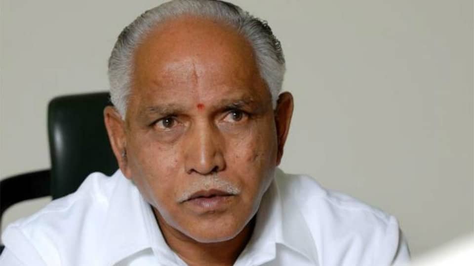 Siddharamaiah is heading a ‘commission govt.,’ says BSY